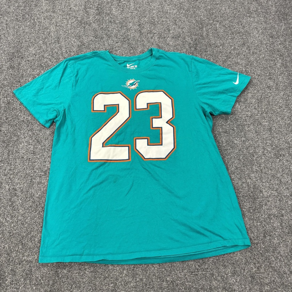 Miami Dolphins Shirt Mens XL Green NFL Football Nike Jay Ajayi 23 Graphic Tee